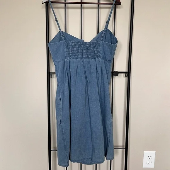 Sperry Chambray Denim Nautical Dress Sz XL - Picture 2 of 6